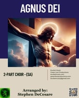 Agnus Dei SA choral sheet music cover